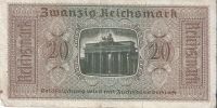 Лот: 21441606. Фото: 2. 20 рейхсмарок 1940-1945 год. Германия... Банкноты