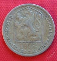 Лот: 1589059. Фото: 2. (№737) 20 геллеров 1975 (Чехословакия... Монеты