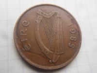 Лот: 22167043. Фото: 2. Ирландия 2 пенса 1985. Монеты