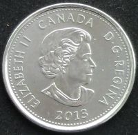 Лот: 6449273. Фото: 2. Канада 25 центов 2013г АНЦ - война... Монеты