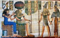 Лот: 20963348. Фото: 2. Панно. Египетский папирус. Картины, панно