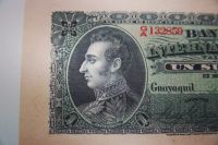 Лот: 21589430. Фото: 3. Банкнота 1 сукре Эквадор 1896... Коллекционирование, моделизм