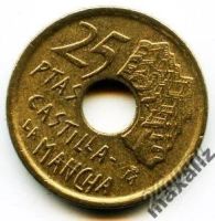 Лот: 5939916. Фото: 2. 25 песет 1996 года, Испания. Монеты