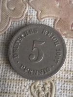 Лот: 16697343. Фото: 2. Германия 5 пфеннигов, 1907 Отметка... Монеты