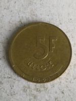 Лот: 16495353. Фото: 2. Бельгия 5 франков, 1993. Монеты