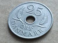 Лот: 7696033. Фото: 2. Монета 25 эри оре ере Дания 1967... Монеты