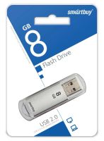 Лот: 17697364. Фото: 2. Флешка USB 2.0 8GB SmartBuy V-Cut... Носители информации