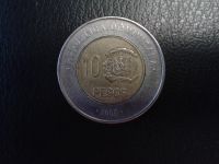 Лот: 5247406. Фото: 2. 10 песо Доминиканская республика... Монеты