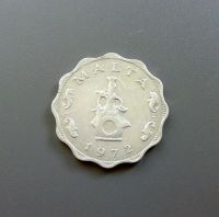Лот: 1263381. Фото: 2. Мальта 5 милс 1972. Монеты