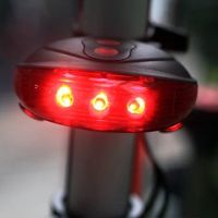 Лот: 4065135. Фото: 2. Задний велосипедный фонарь с лазерной... Велоспорт