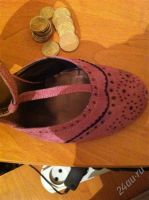 Лот: 1901787. Фото: 2. Туфли розовые натуральная замша... Женская обувь