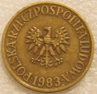 Лот: 8512203. Фото: 2. 5 злотых 1983 Польша. Монеты