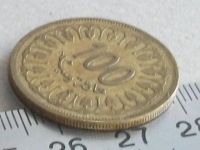 Лот: 9176745. Фото: 2. Монета 100 миллим сто Тунис 1983... Монеты