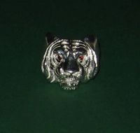 Лот: 18756926. Фото: 3. (№2490) печатка тигр серебро 875прб... Красноярск