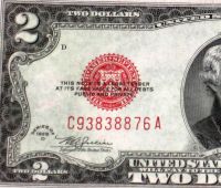Лот: 17330512. Фото: 3. Купюра 2 доллара США 1928 год... Коллекционирование, моделизм