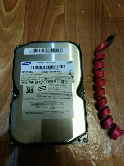 Лот: 10882141. Фото: 1. HDD 250gb 7200 Sata Samsung. Жёсткие диски (HDD)