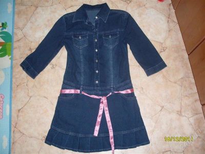 Лот: 1441883. Фото: 1. платье джинсовое р. 42-44. Платья