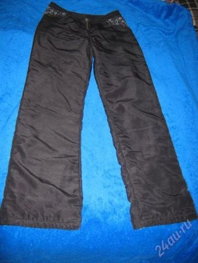 Лот: 755290. Фото: 1. Штанишки тёплые р. 44. Брюки, шорты