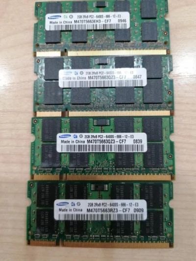 Лот: 18495331. Фото: 1. SO-DIMM Samsung 2 GB DDR2 PC2-6400... Оперативная память