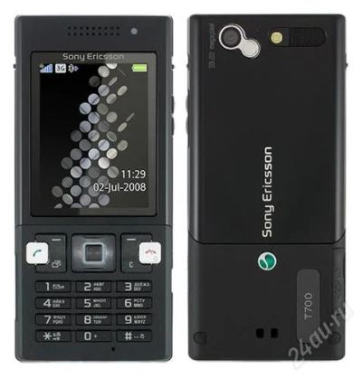 Лот: 1740676. Фото: 1. Корпус Sony Ericsson T700 (черный... Корпуса, клавиатуры, кнопки