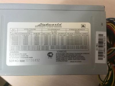 Лот: 4722710. Фото: 1. Блок питания LW2-400W. Корпуса, блоки питания