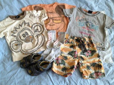 Лот: 2098758. Фото: 1. Летняя одежда для мальчика. Костюмы, пиджаки, комбинезоны