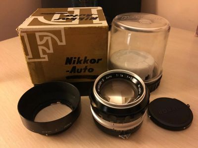 Лот: 6480974. Фото: 1. Nikon Nikkor-S 5.8cm 1.4 non ai... Объективы