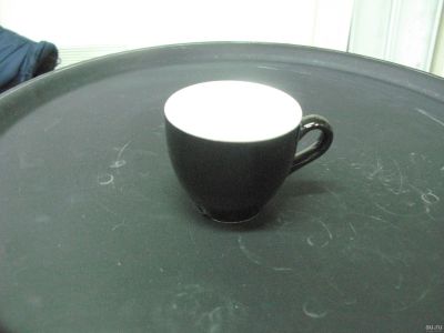 Лот: 17421386. Фото: 1. Чашка кофейная черная R.А.К. TEMB... Сервизы, наборы посуды