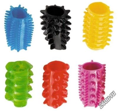 Лот: 5332666. Фото: 1. Набор из 6 разноцветных насадок... Игрушки