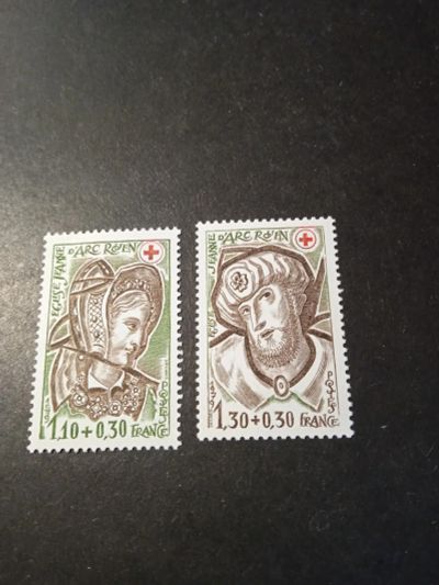 Лот: 25886897. Фото: 1. Франция 1979 красный крест. Марки