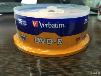 Лот: 10747270. Фото: 1. Оптический диск DVD-R Verbatim... CD, DVD, BluRay