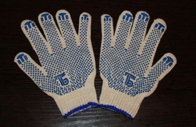 Лот: 3112453. Фото: 1. Перчатки х/б от производителя... Спецодежда, спецобувь