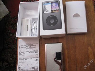 Лот: 2681581. Фото: 1. iPod Classic 160 Gb Black. Плееры