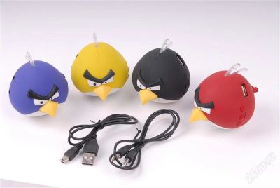 Лот: 2173671. Фото: 1. Портативная колонка Angry Birds... Акустические системы
