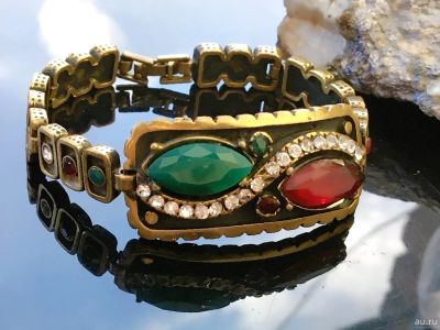 Лот: 17830693. Фото: 1. Браслет Бронза с Самоцветами. Браслеты