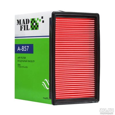 Лот: 12497216. Фото: 1. MADFIL A-857 (A857, 17220-P7A-003... Расходные материалы