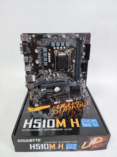 Лот: 19067261. Фото: 1. Мат.плата GIGABYTE H510M H LGA... Материнские платы