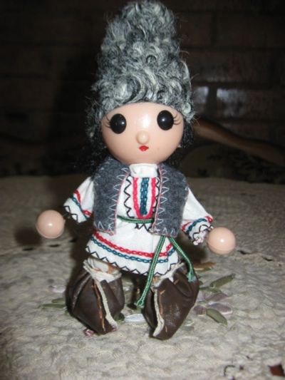 Лот: 13924824. Фото: 1. Сувенирная кукла Чабан в молдавском... Игрушки