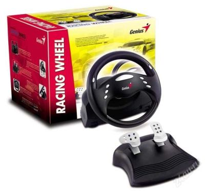 Лот: 1038753. Фото: 1. "Genius Speed Wheel 3" (руль+педали... Рули, джойстики