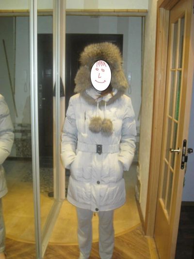 Лот: 4579975. Фото: 1. Пуховик женский (натуральный пух... Верхняя одежда