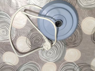 Лот: 17318819. Фото: 1. Подставка под чайник синяя. Чайники, кофемашины, кулеры