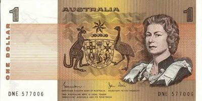 Лот: 20981931. Фото: 1. Австралия 1 фунт 1974 - 1983 года... Австралия и Океания