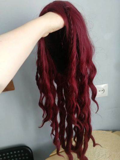 Лот: 19321078. Фото: 1. Парик рыжие волнистые волосы косплей... Парики