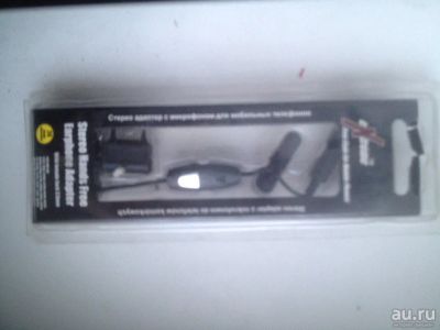 Лот: 8613122. Фото: 1. переходник на наушники Sony Ericson. Наушники, гарнитуры