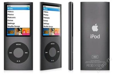 Лот: 1209873. Фото: 1. ipod nano 4g 16gb. Плееры