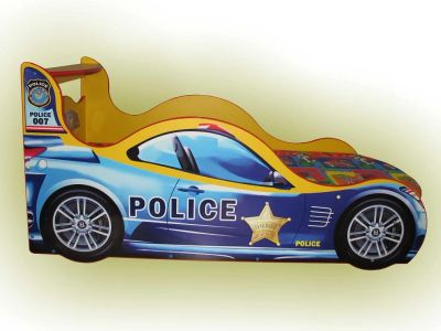 Лот: 4418811. Фото: 1. Кровать-Машинка "Полиция". Детские кровати и кроватки