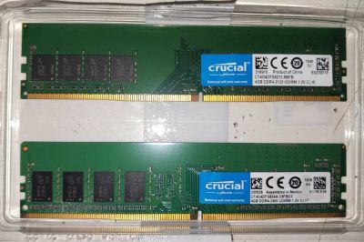 Лот: 21640494. Фото: 1. Crucial DDR4-2133 8GB (2x4GB). Оперативная память