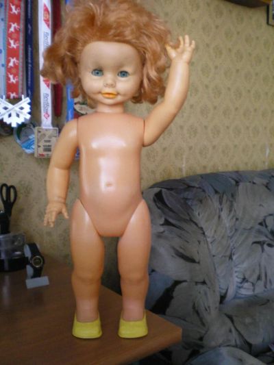 Лот: 10942451. Фото: 1. Кукла, конец 1960-х. ГДР Цена... Куклы