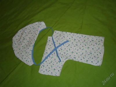 Лот: 2179685. Фото: 1. Новый комплект: распашонка и чепчик. Ползунки, распашонки, слипы