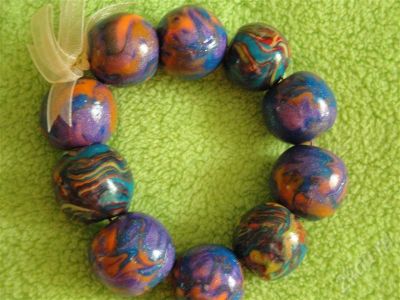 Лот: 288188. Фото: 1. Изделия из полимерной глины браслет... Браслеты